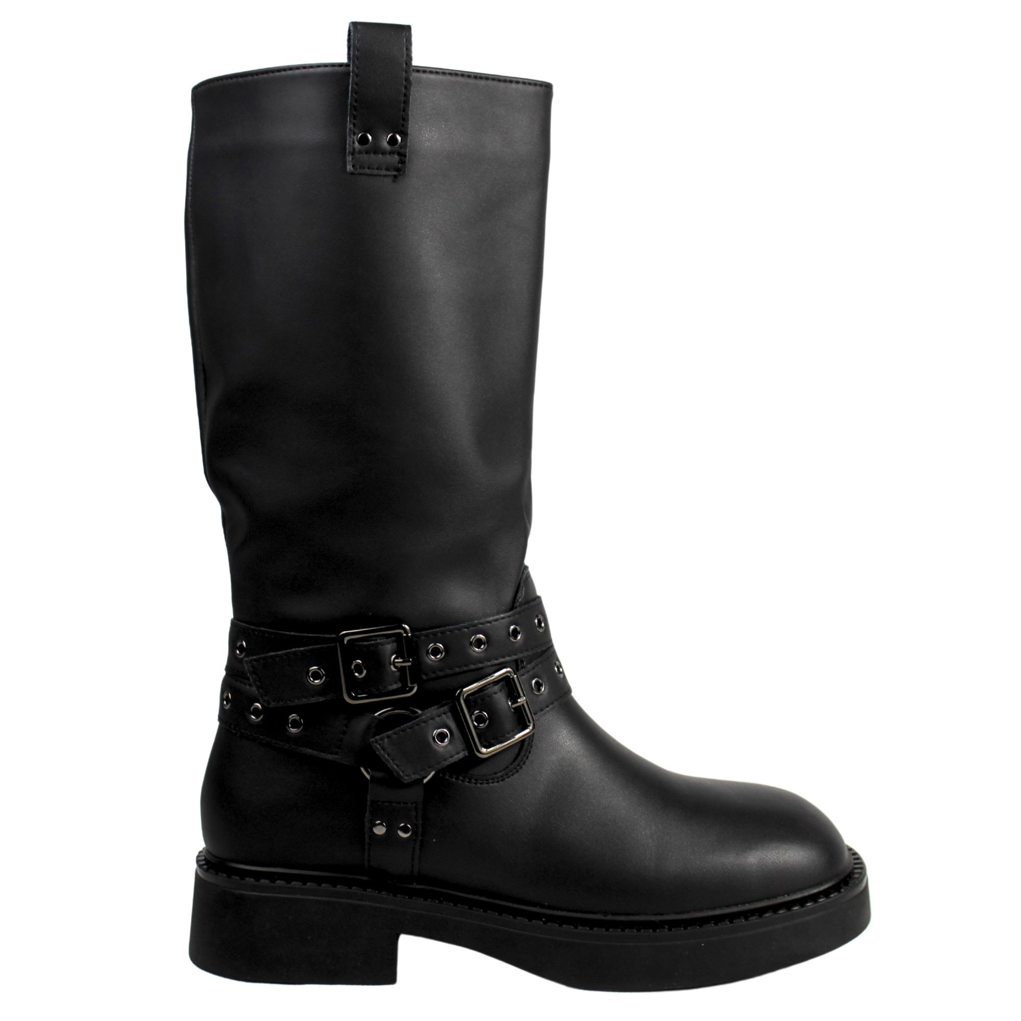 Megabazar Spa - Bota Alta Mujer Casual 91 Yassne Negro