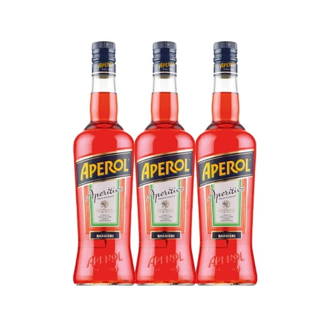 3X Licor Aperitivo Aperol Spritz 11° 750Cc