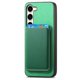 thumbnail image 5 of Funda de Cuero Magnética con Tarjetero para Samsung Galaxy S23 Cubierta Delgada Verde, 5 of 5