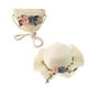 thumbnail image 5 of Sombrero De Sol Para Niños Con Tote Kids Girl Beach Cap Para Actividades De Pascua En La Playa Blanco, 5 of 5