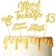 thumbnail image 1 of Adornos para cupcakes con purpurina para el 13.º cumpleaños, selecciones oficiales para cupcakes de adolescentes, 1 of 7