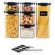 thumbnail image 1 of Contenedores Alimento Hermeticos Apilable Set 6 Cierre Facil, 1 of 4