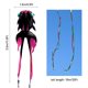 thumbnail image 3 of Kite Catch&Hunt, 43 pies, grande, para adultos, pez dorado 3D, rosa y negro, 3 of 6