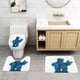 thumbnail image 2 of Juego de Alfombras de Baño Desmarcar Monstruo Comegalletas 3 Piezas, 2 of 6