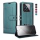 thumbnail image 3 of Premium Wallet Case for Xiaomi 14T Pro with Card Slots & Kickstand, Flip Cover Green, 3 of 6