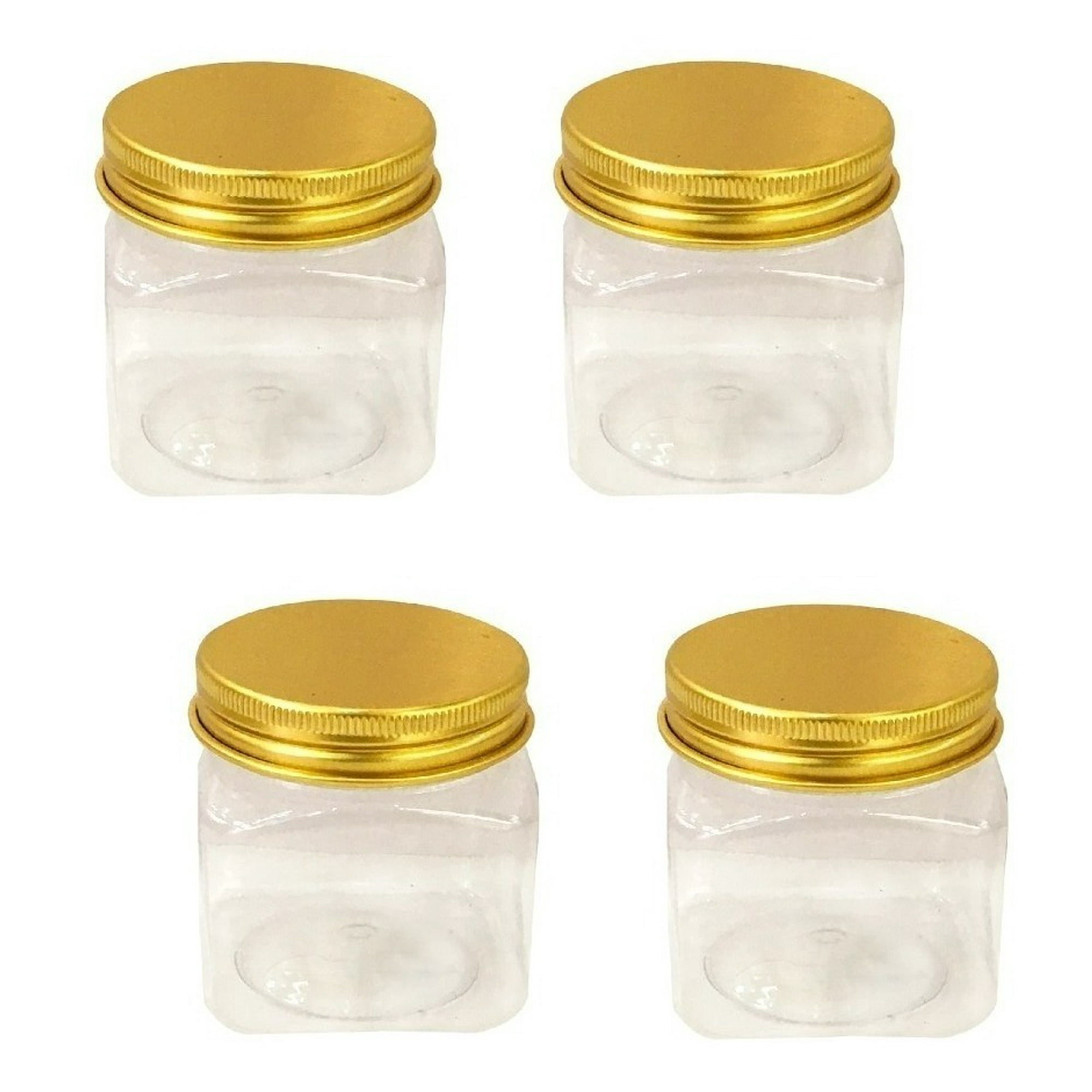 Genérico - 4 Potes Plasticos Frascos Plasticos Pote Plastico Frasco