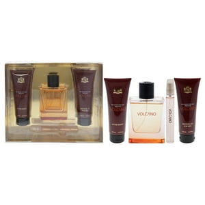 New Brand - Prestige Volcán De Para Hombres: Set De Regalo En Spray Edt, Gel De Ducha Edt, Después Del Afeitado