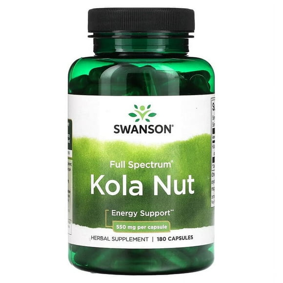 Swanson Nuez de Cola, 550 mg 180 cápsulas