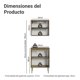 thumbnail image 2 of Combo De Cocina Bajo mesada + Alacena Emilly Madesa 64 Cm, 2 of 10