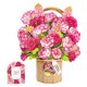 thumbnail image 1 of Tarjeta de Felicitación PINELIFE Clavel y Rosas Pop-up, 1 of 9