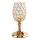 thumbnail image 3 of Candelero De Cristal Candelero Votivo Dorado Para Evento De Aniversario S, 3 of 5