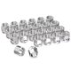 thumbnail image 1 of Tuercas GasSupply M14x2, extremo corto y abierto, 21 mm, 19 mm, cromadas, 20 unidades, 1 of 6