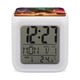 thumbnail image 1 of Noche de la Zoopocalipsis theme 7 colors Alarm Clock Digital LED Alarm Clock Gifts for kids friends family, 1 of 6
