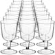 thumbnail image 1 of Copas de vino DecorRack, vasos de plástico para fiestas de 6 onzas (paquete de, 1 of 10