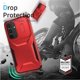 thumbnail image 4 of Funda Resistente para Samsung Galaxy S25 FE con Tapa Deslizante y Protección Militar Rojo, 4 of 6