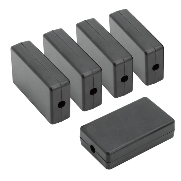 Caja de conexiones LeMotech de plástico ABS negro 60 x 36 x 17 mm (5 piezas)