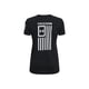 thumbnail image 5 of Camiseta Under Armour New Freedom Flag para mujer, color blanco y negro, 5 of 6