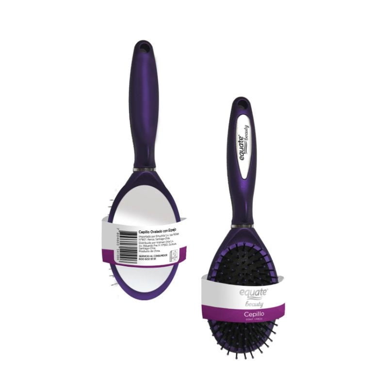 Cepillo Ovalado Con Espejo 1 Un Equate