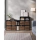 thumbnail image 3 of Mueble Organizador Negro con 4 Canastos de Tela Harslov, 3 of 8
