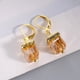 thumbnail image 1 of Shiny Zircon Stone Hoop Drop Earrings 925 Silver Plated Party Holiday Decor For Women Girls Gift 1Pair, 1 of 5