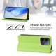 thumbnail image 3 of Funda Billetera con Soporte para Xiaomi Redmi 15C 4G/5G Bloqueo RFID Plegable Verde claro, 3 of 6