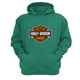thumbnail image 1 of Polerón Canguro Harley Davidson Verde Aguamarina Talla M Unisex, 1 of 3