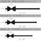 thumbnail image 4 of Pajarita negra de tela con lazo, unisex, ajustable, de estilo Bow Tie House, 4 of 6