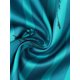 thumbnail image 5 of INSPIRE CHIC Conjunto de Pijamas de Satén para Mujer, Ropa de Dormir sin Mangas, Estampado de Flores, Encaje Dorado, Lencería Sexy, Conjunto de Camisola y Pantalones Cortos, Talla 2XL, Azul Lago, 5 of 6