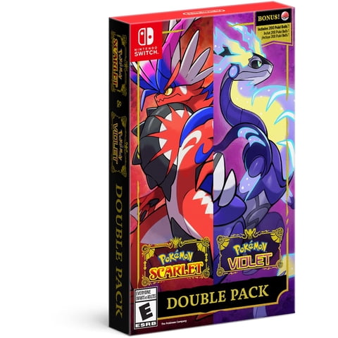 Pack Doble De Pokémon Escarlata Y Violeta Para Nintendo