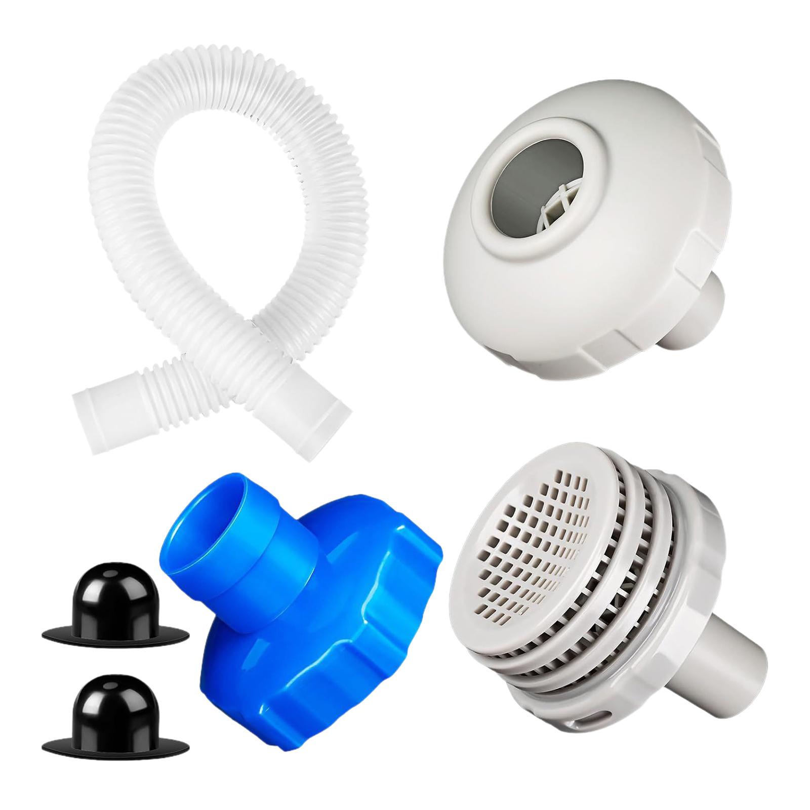 Ioensy - 6X Kits De Conectores De Chorro De Agua Para Piscina, Manguera De Skimmer Y Adaptador B, Pieza De Repuesto