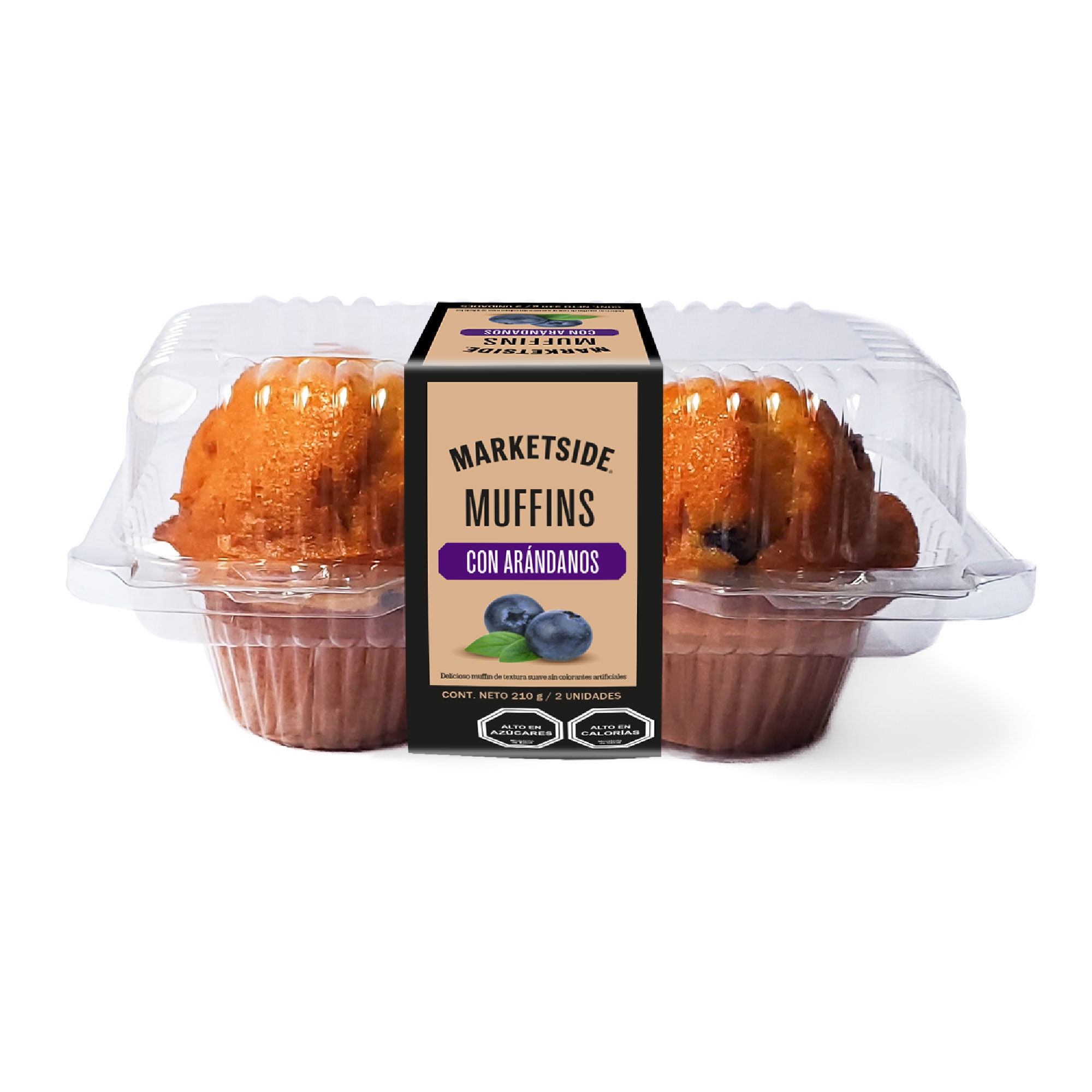 Muffin Arándano 2 Un 210 g Marketside