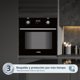 thumbnail image 2 of Horno Eléctrico HM6045EXN0 Vidrio negro, 2 of 10