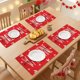 thumbnail image 3 of Juego de 6 Manteles Individuales de Corazones de Amor, Felices Placemats de Mesa de Comedor del Día de San Valentín, Decoración de Vacaciones de Aniversario de Boda San Valentín 17.7*11.8 pulgadas, 3 of 6