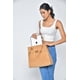 thumbnail image 2 of Bolso Sharo Weekender Lona y Cuero Marrón, 2 of 7