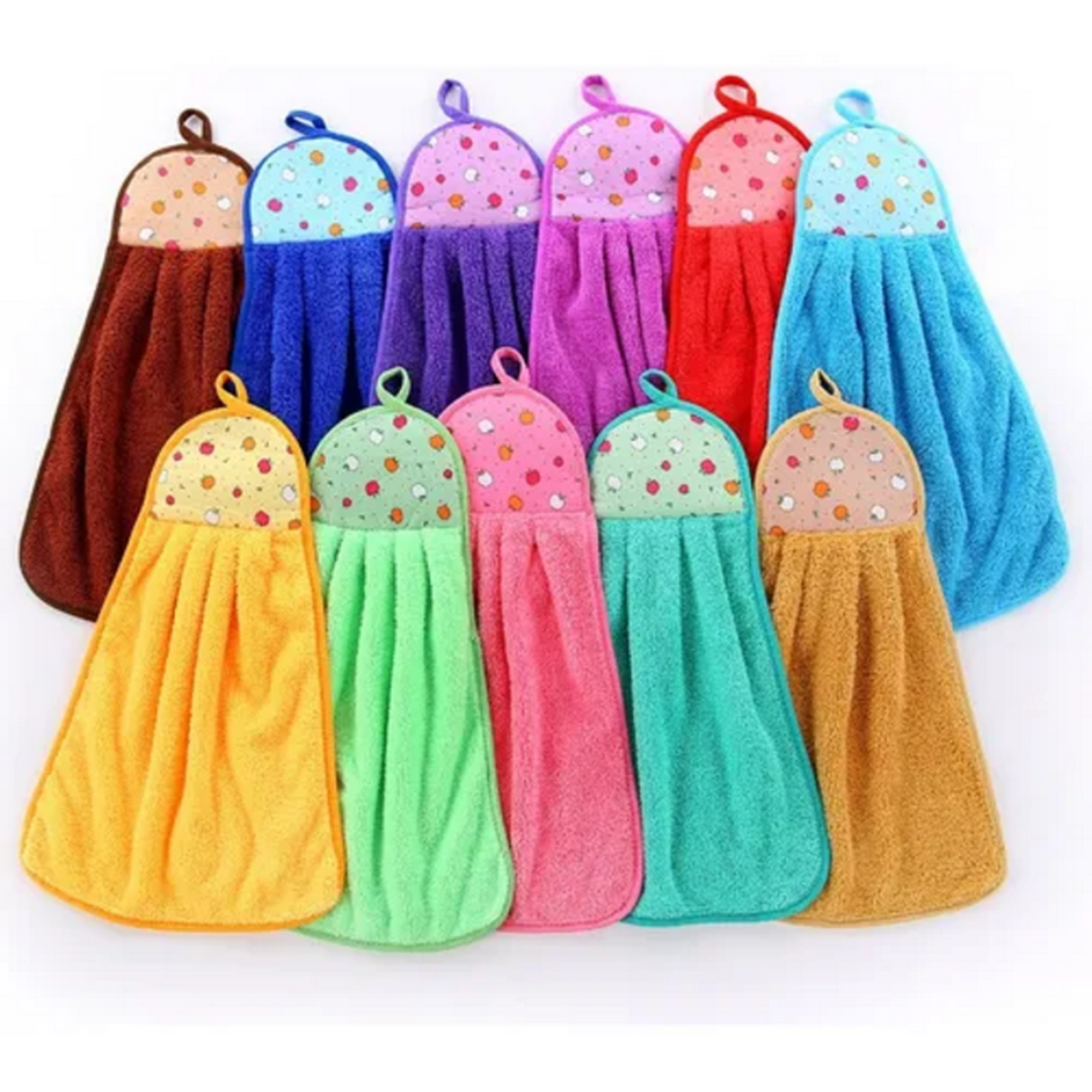 Genérico - Pack 12 Toallas De Mano Secado Rápido Suave