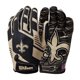 thumbnail image 1 of Guantes de fútbol Wilson NFL Stretch Fit para adultos New Orleans Saints, 1 of 3
