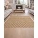 thumbnail image 2 of Alfombra Jacquard Texturizada Con Diseño Y Flecos 200x240 Cm, 2 of 7