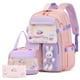 thumbnail image 1 of Mochila Diseño De Conejito Kawaii Para Niñas Con Lonchera Y Estuche Para Lápices, 1 of 3