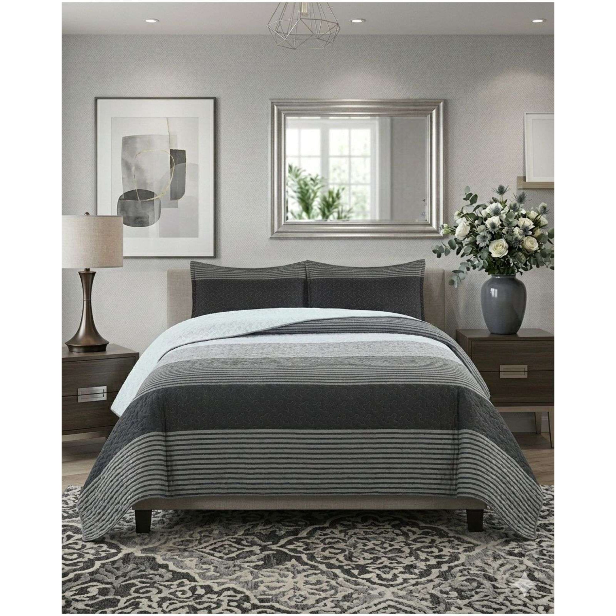 Myl Todo Hogar - Cobertor Colcha Quilt Sherpa King Medida 250x270 Cm