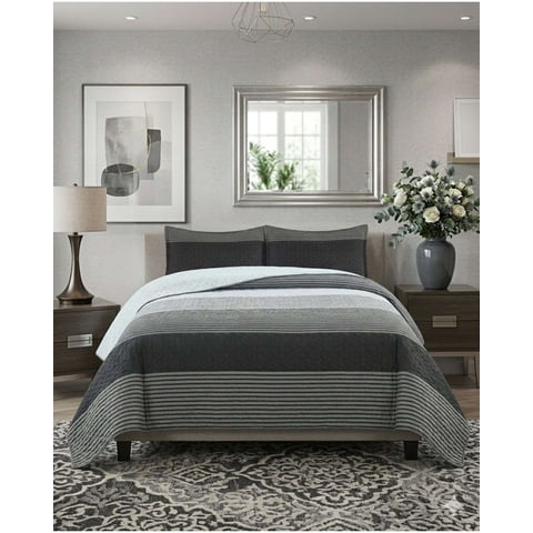 Myl Todo Hogar - Cobertor Colcha Quilt Sherpa King Medida 250X270 Cm