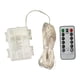 thumbnail image 3 of Lámpara de cuerda para sombrilla de Patio, tiras de lámparas de Led decorativas, lámpara regulable, 8 modos de brillo con control remoto para césped, Blanco verdadero, 3 of 5