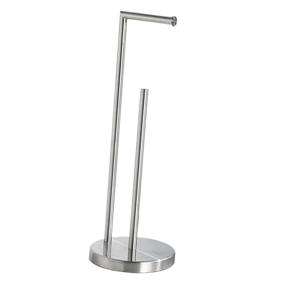 Estante Para Rollos De Pañuelos De Baño Con Capacidad Para 3 Rollos De Acero Inoxidable De Gran Capacidad, Color Plata
