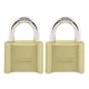 thumbnail image 1 of Cerradura de combinación Master Lock 175EC2 de latón, paquete de 2, 1 of 6