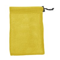 Magideal - Bolsa Pequeña De Malla Con Cordón, Saco Para Cosas, Bolsas De Gimnasio Con Cordón, Bolsa De Malla Duradera, Bolsa De Almacenamiento Para Juguetes De P Amarillo