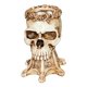 thumbnail image 2 of Maceta De Calavera Modelo Escultórico Macetero De Plantas Suculentas Decoración Del Hogar Blanco, 2 of 5