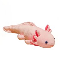 Bothyi - Almohada De Peluche Axolotl Realista, Regalos, Muñeco De Peluche Axolotl De Peluche Abrazable, Color Rosa