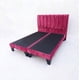 thumbnail image 1 of Cama 2 Plazas Con Respaldo y bases divididas de 150 X 190cm Tapizada en Felpa Rosa Oscuro, 1 of 5
