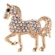 thumbnail image 1 of Broches De Ramillete De Caballo De Cristal Retro Pin De Animal Para Mujer Accesorios De Vestir, 1 of 5