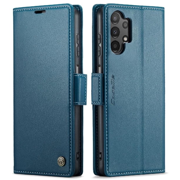 CaseMe tipo cartera Samsung Galaxy A05S con cierre magnético, RFID, tarjetero, soporte, carga inalámbrica