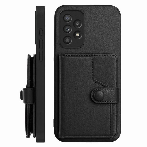 FOXDOCK Funda para SAMSUNG Galaxy A52 con Bloqueo RFID - Diseño Elegante con Cierre de Botón